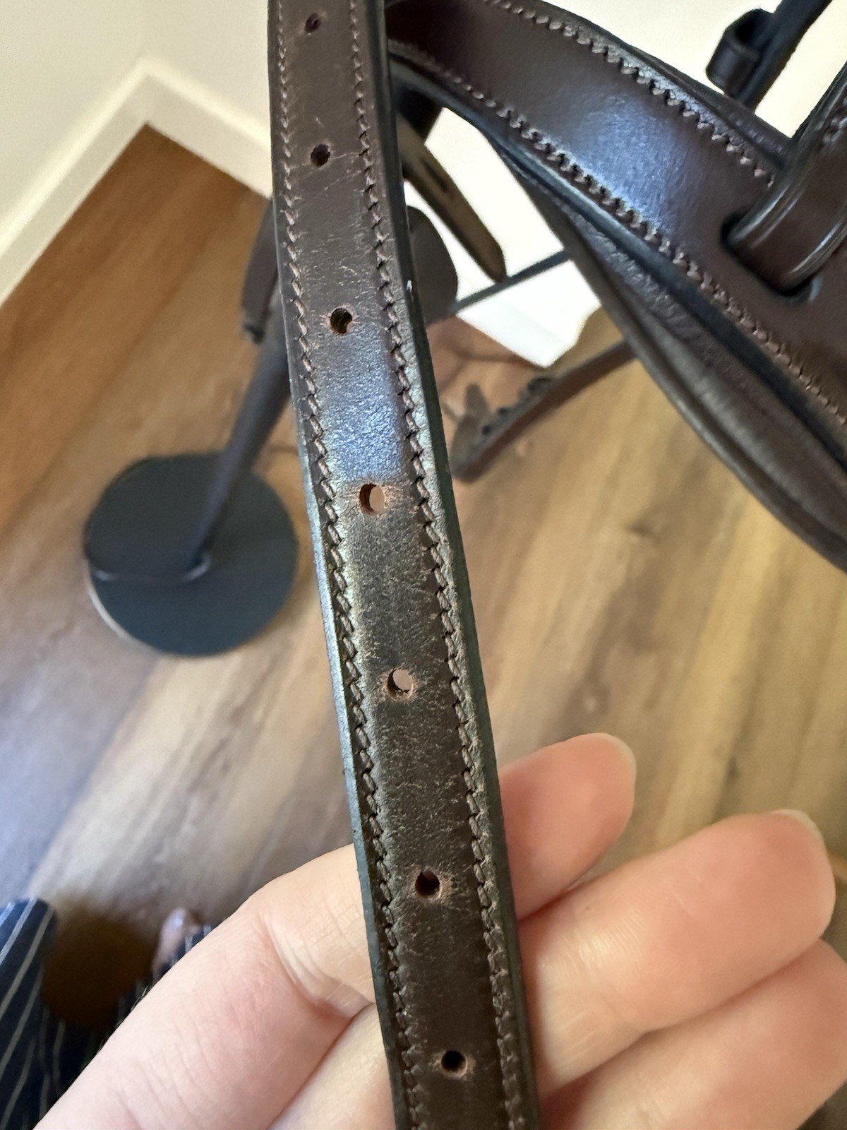 Oversize Joseph Sterling Hunter Pro Bridle & XL Reins - New With Small Defect