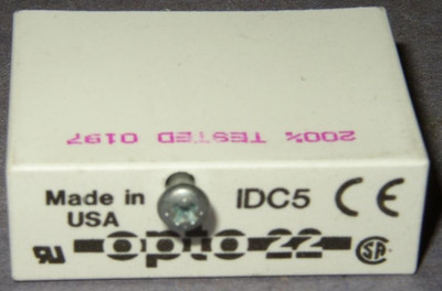5 nos OPTO 22 IDC5 I/O relay modules   6w6