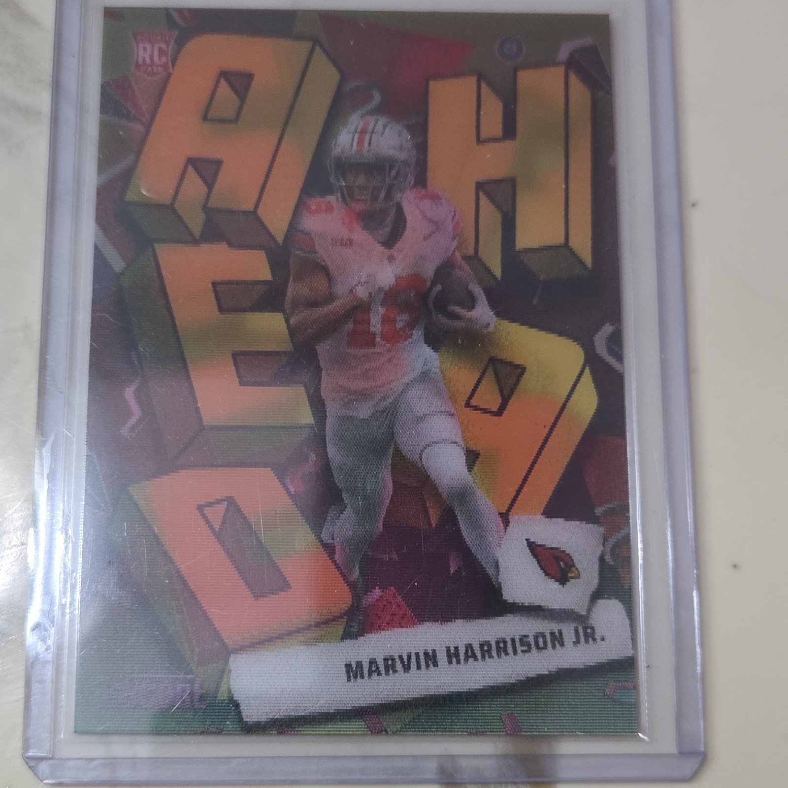 Panini 2024 Score Football Marvin Harrison Jr. Step Ahead Rookie Arizona Cardin…