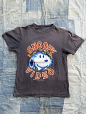 Vintage 1980s Snoopy Video T Shirt Small 80 s Peanuts Tee VHS Single Stitch