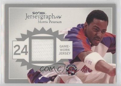 2003 Skybox Autographics Jerseygraphics Silver /150 Morris Peterson #J-MP2 00ix