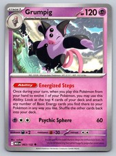 Grumpig 063/132 Mega Evolution MEG Pokemon UC NM cochi8i