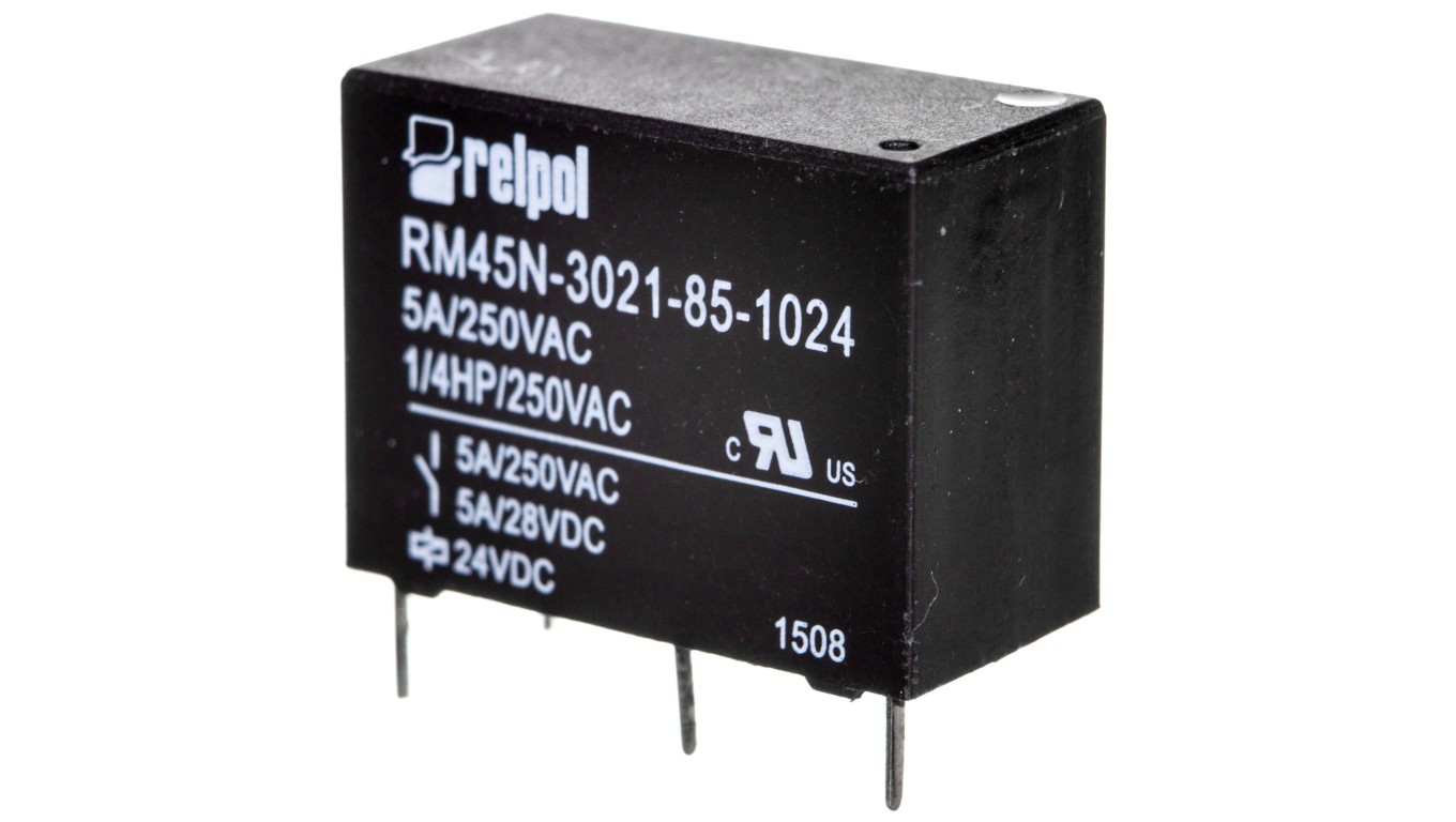 1Z 5A Miniature Relay 24V DC PCB 2614955