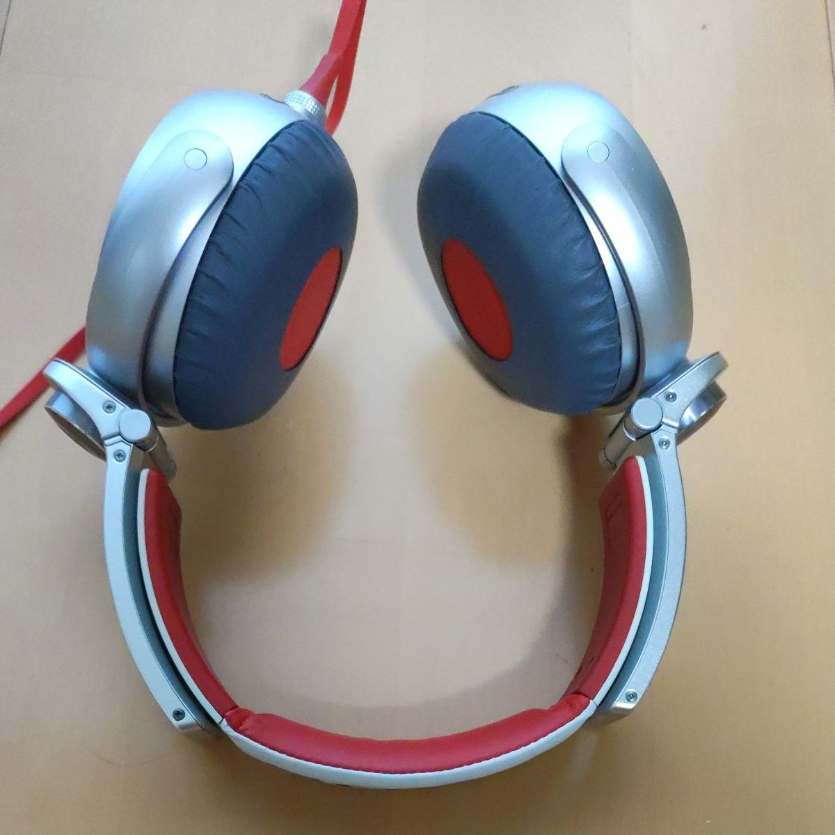 SONY MDR-XB920 Headphones Extra Bass Red Silver Premium Fully