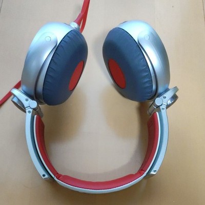 SONY MDR-XB920 Headphones Extra Bass Red Silver Premium Fully