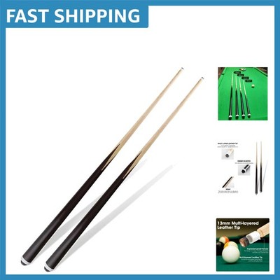 Gift-Ready Billiard Cues - Durable Hardwood Sticks 36-58 Inch for All Players