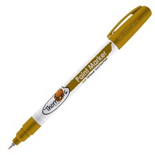 Thornton's Art Supply Oil-Based Paint Marker, Extra Fine Point, Gold Ink