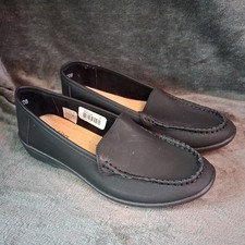 Ladies Softlites Comfort Black Shoes Size 5 Flat Excellent Condition