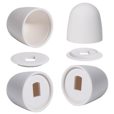 4 Packs Toilet Bolt Covers White, 1.45IN Height Universal Toilet Caps for Bot...