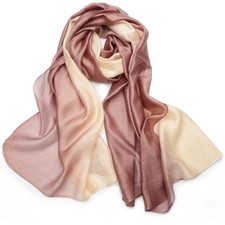 Cotton Silk Scarf Elegant Soft Wrap Color Shade Fashion Neck Headwear Pro