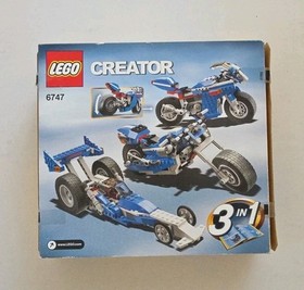 Lego Creator: Race Rider (6747) New In Sealed Box 
