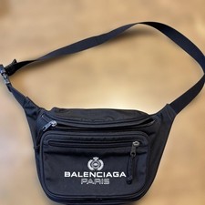 Balenciaga Paris Logo Explorer Body Bag Used Good Condition