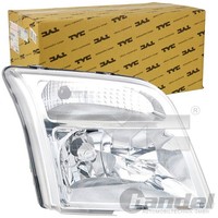 TYC H4 Scheinwerfer Rechts MIT Lwr+Motor FüR Ford Tourneo Transit Connect 02-13