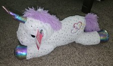 Happy Valentines Day Goffa Unicorn Plush Rainbow 24  Stuffed Animal Toy