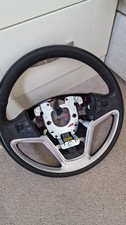 VAUXHALL ANTARA 2013 STEERING WHEEL BLACK LEATHER MULTIFUNCTIONAL