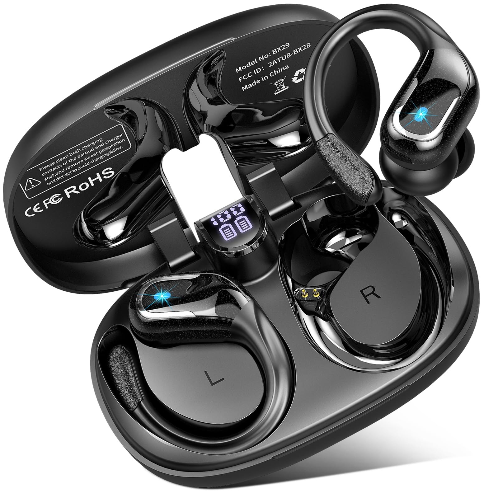 Wireless Noise Cancelling Bluetooth Earbuds with Long Battery Life-image