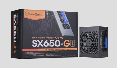 SFX電源 Silverstone SX650 SilverStone SX650-G 650W SFX PSU Fully Modular 80+ Gold Compact