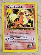 Blaine's Growlithe Gym Heroes 62/132 2000 Pokemon WOTC on eBay