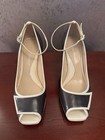Enzo Angiolini Peep Toe Mary Jane Heels Size  6.5 — photo 1