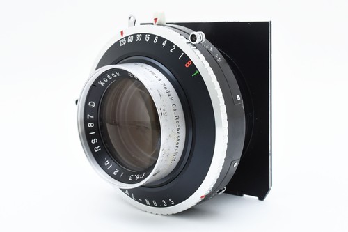 Kodak Wide Field Ectar f:6.3 100 mm lens Kodak Flash Supermatic Shatter 63mm plt