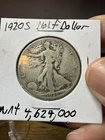1920 S Walking Liberty Half Dollar Silver