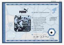 Puma Rudolf AG Dassler 1997 Herzogenaurach Tchibo Adidas Armin Hary Kering 50 DM