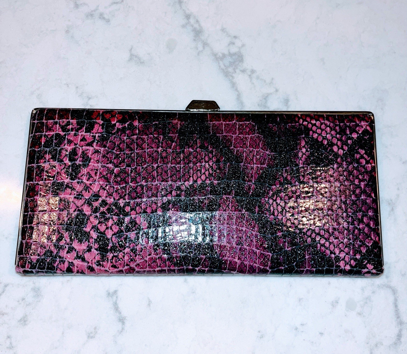 Snakeskin Pattern Clutch/Large Wallet - image 1