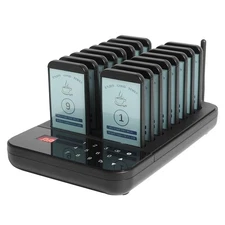 AGJ Restaurant Pager Wireless Calling System 16 Beepers Guest Customer Queue