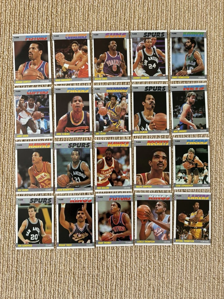 1987 FLEER Basketball Cards - Image 2 of 4