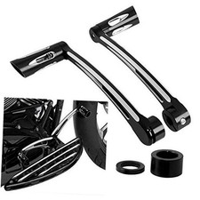 Pair Heel Toe Shift Lever Shifter Peg for Harley 1997-2017 Black Shift Lever