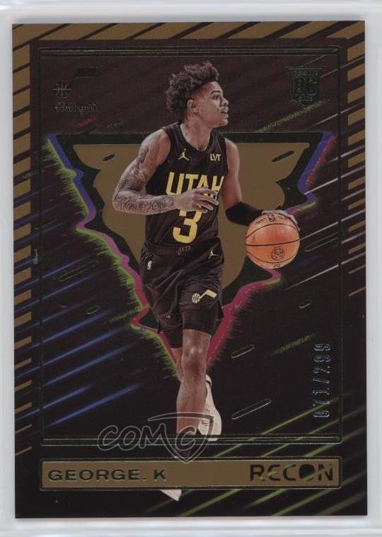 2023 Panini Recon Rookies Holo Bronze 71/299 Keyonte George #237 Rookie RC 06v0