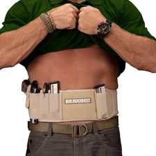 BravoBelt Belly Band Holster Athletic Flex FIT Running Hiking G17-43 S&W 45"-55"