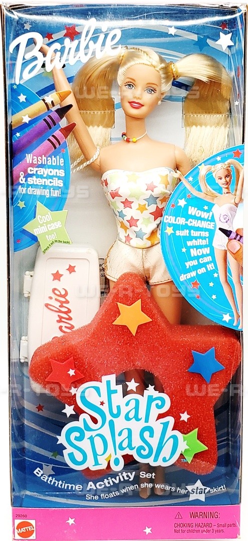 Barbie Star Splash Doll Bathtime Activity Set 2000 Mattel 29260 | eBay