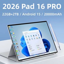 Pad 16 Pro 11" Android 14 Tablet 22GB RAM 2TB 5G Dual SIM WIFI Snapdragon 20000m