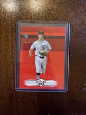 2025 Topps Stadium Club Baseball Jackson Jobe RC RED #50 Detroit Tigers