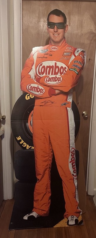 Kyle Busch NASCAR Cardboard Standee Cutout Combos Snacks  