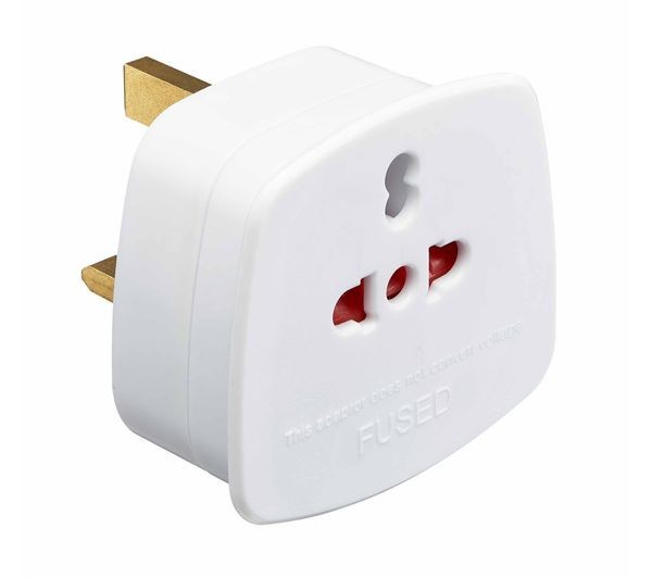 World Universal All in one Travel AC Power Adapter Converter US EU AU to UK Plug