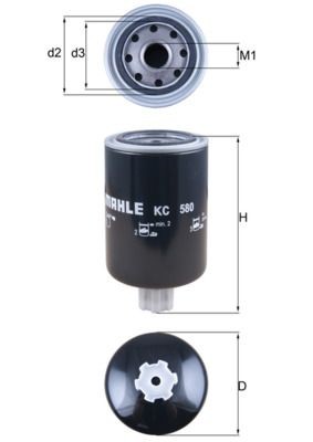 Knecht Kraftstofffilter KX 178D FüR Audi Seat Skoda VW-image