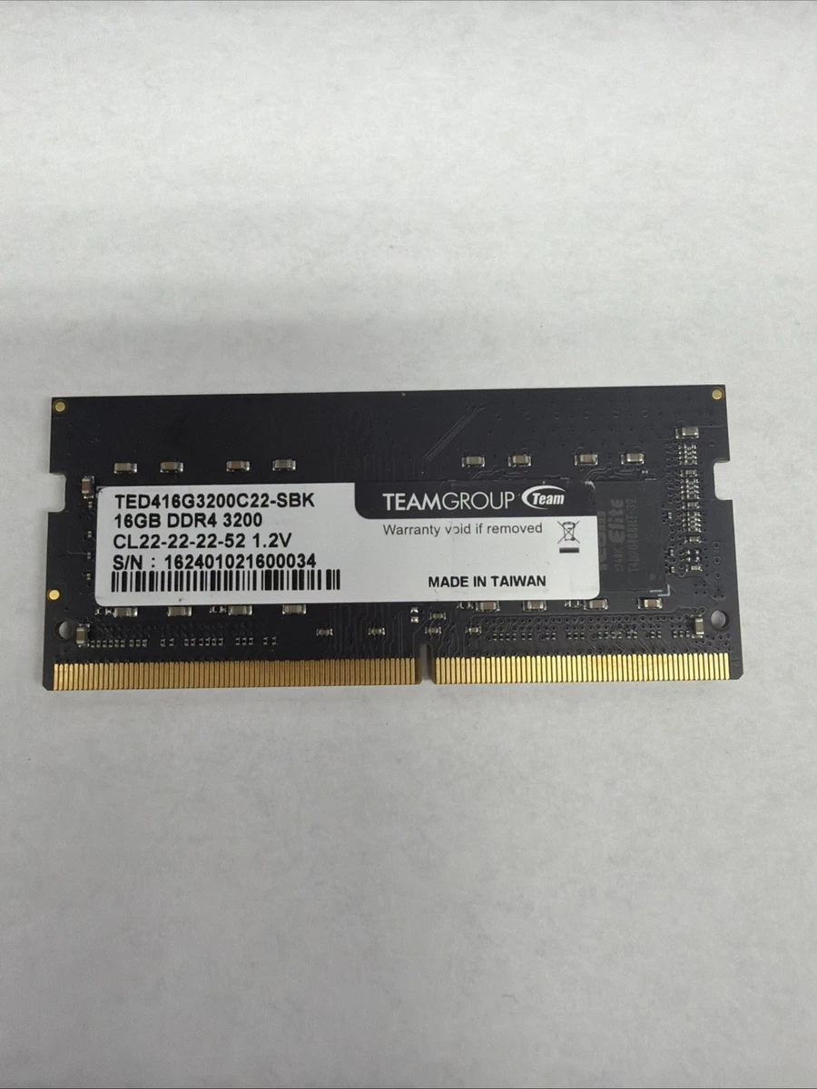 Team Group DDR4 SDRAM 32 GB Total Capacity Memory (RAM) for sale