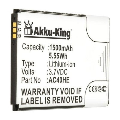 Akku für Archos 40 Hellium AC40HE - Li-Ion 1500mAh