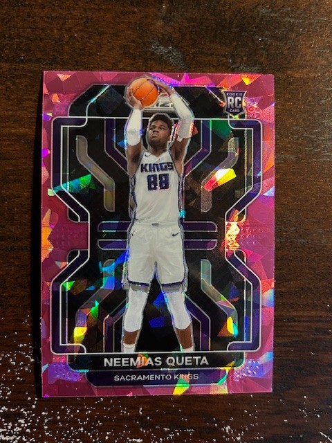 2021-22 Panini Prizm - Neemias Queta #316 Pink Ice Prizm (RC) Rookie