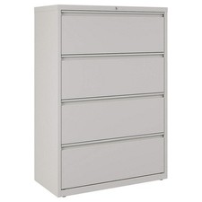 HIRSH 17455 Lateral File Cabinet,Light Gray 415G38