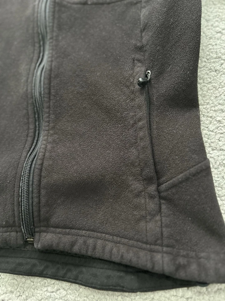 The North Face Fleece Jacket Women's XS Black Full Zip Hooded Sweater - Image 3 of 4