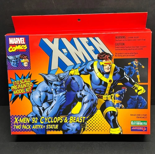 Kotobukiya Marvel Now X-Men '92 CYCLOPS & BEAST 2-Pack Artfx+ Statue