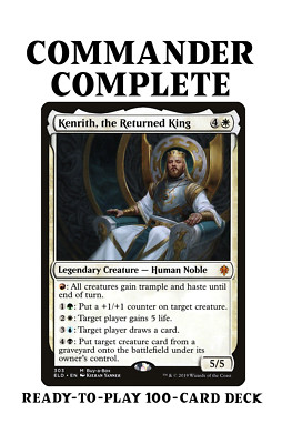 Kenrith, the Returned King COMBO CONTROL RAMP Magic Custom Commander Deck |  eBay