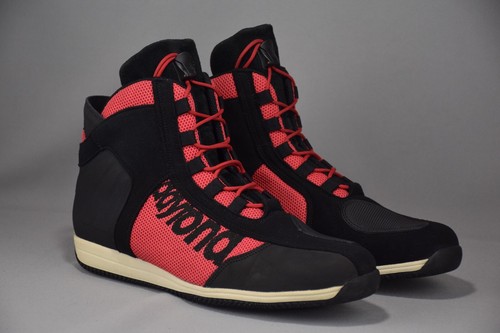 Daytona AC4 WD Motorcycle Sports Shoes Boots Black Red Size US 12 UK 11 EU 45