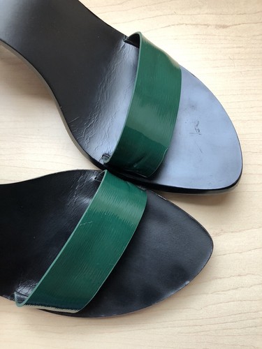 Alexander Wang Ariel Hooded Sandal In Vine (Dark Green) Ankle Strap 41 - Picture 11 of 20
