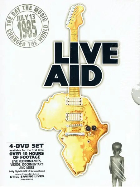 DVD-BOX Band Aid,USA For Africa,Coldstream Guards, u.a Live Aid