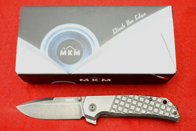 MKM (LIONSTEEL) MAXIMO MK MM-TDSW, TERZUOLA DESIGN, BLACK TITANIUM M390 KNIFE