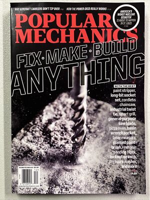 Popular Mechanics Magazine December 2023 Fix Make Build Anything